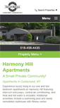 Mobile Screenshot of harmonyhillapartments.com